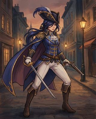 Clorinde Genshin Impact Character Art